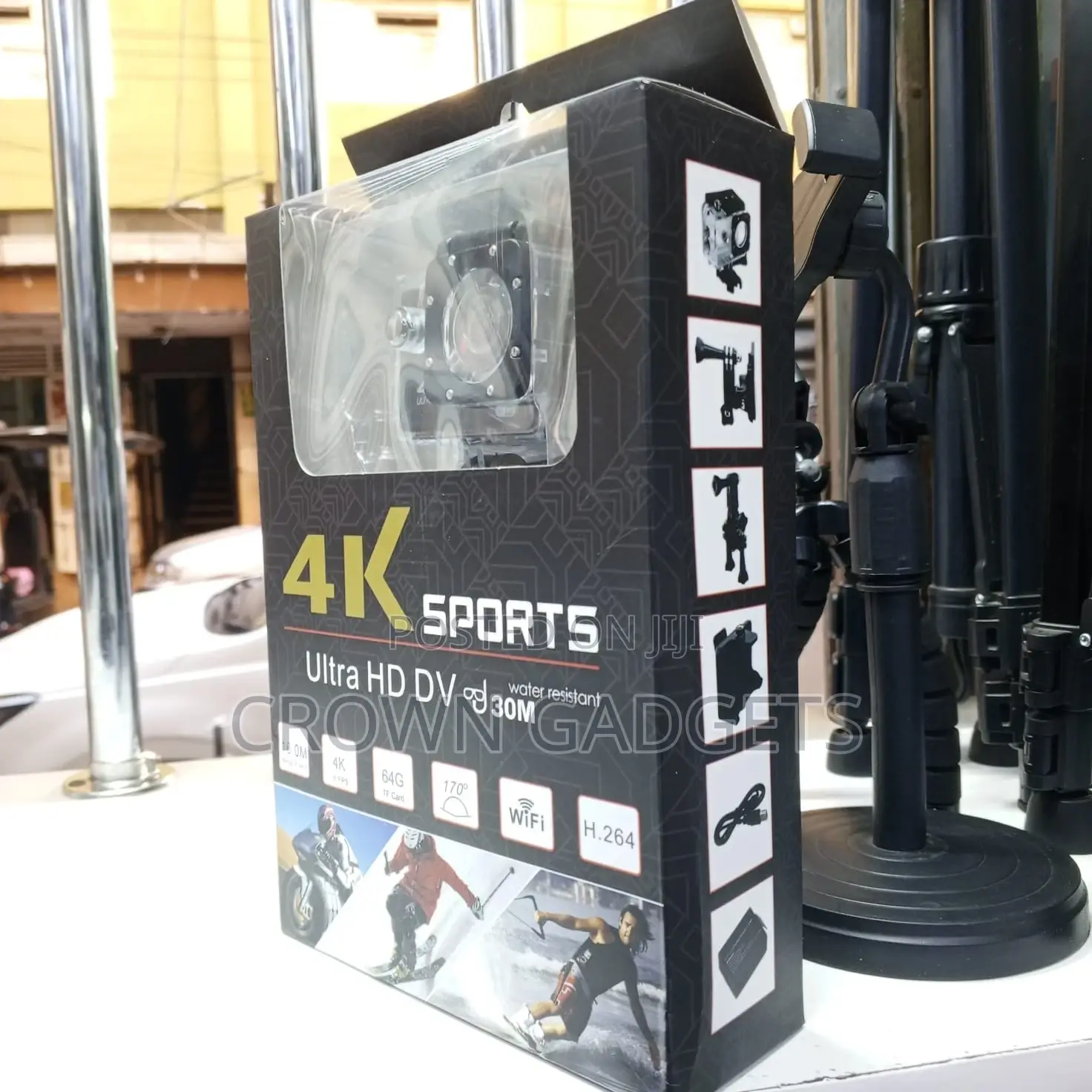 Wifi Sports Action Camera Waterproof 30m Wide Angle