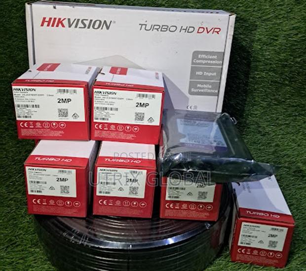 Hikvision 8ch Dvr Security System 5 Cameras