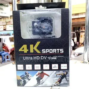 Waterproof Sports Camera With Wifi 170° Lens