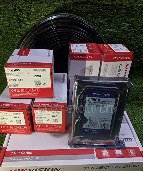 Hikvision 5 Camera Security Kit With 50m Cable - main view