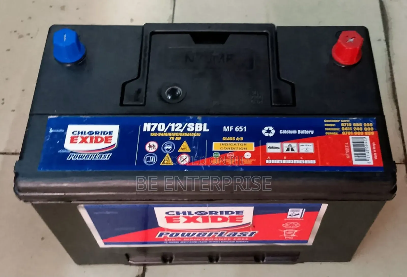Chloride Exide N70/70ah