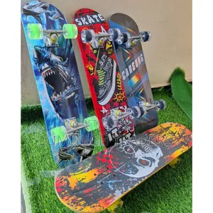 Skateboard With Rubber Wheels