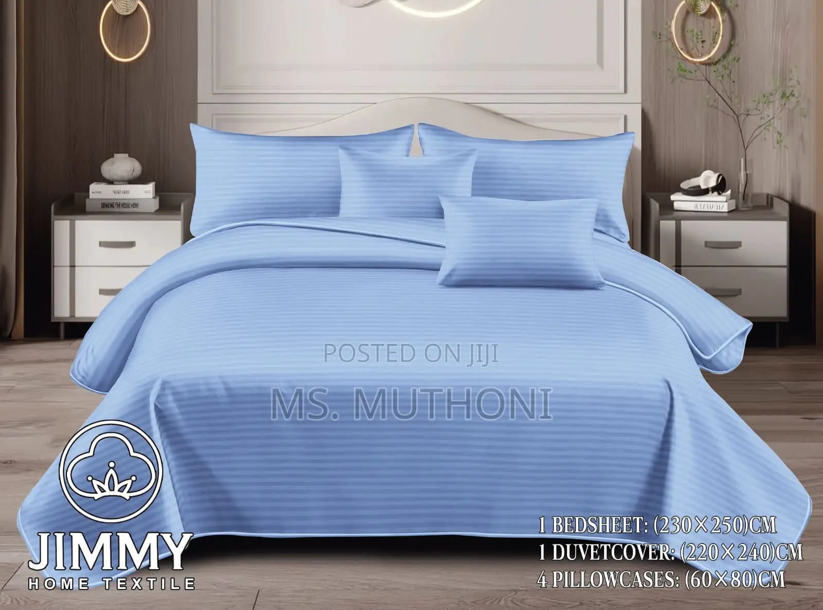 6*7 Cotton Striped / Patterned Duvet Cover Sets
