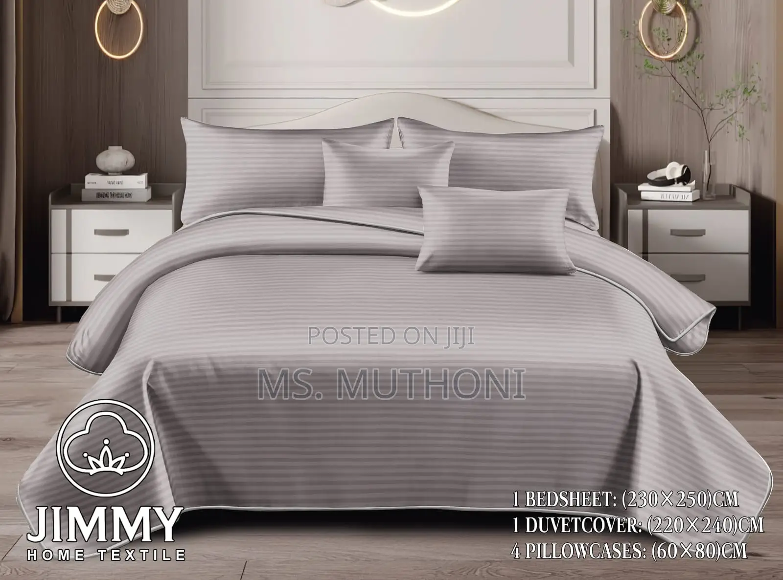 6*7 Cotton Striped / Patterned Duvet Cover Sets