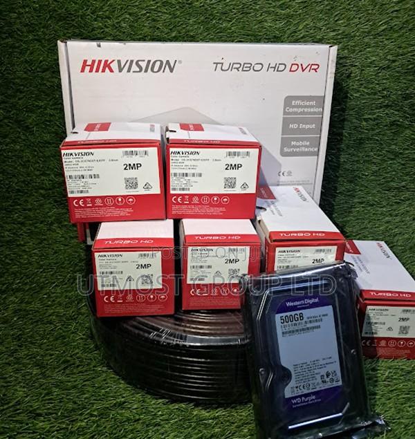 Hikvision CCTV Bundle 5 Cameras DVR and HDD - main view