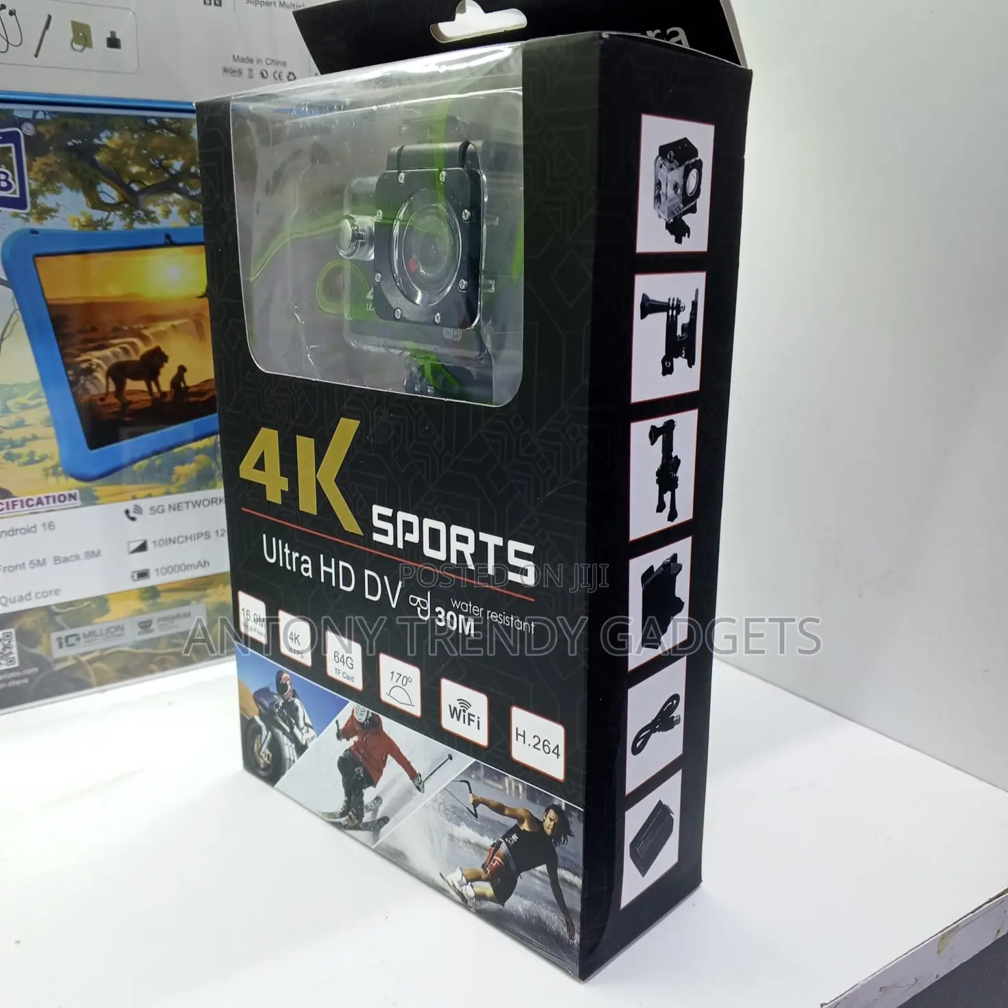 Mini Sports Camera 30m Waterproof Wide Angle Lens