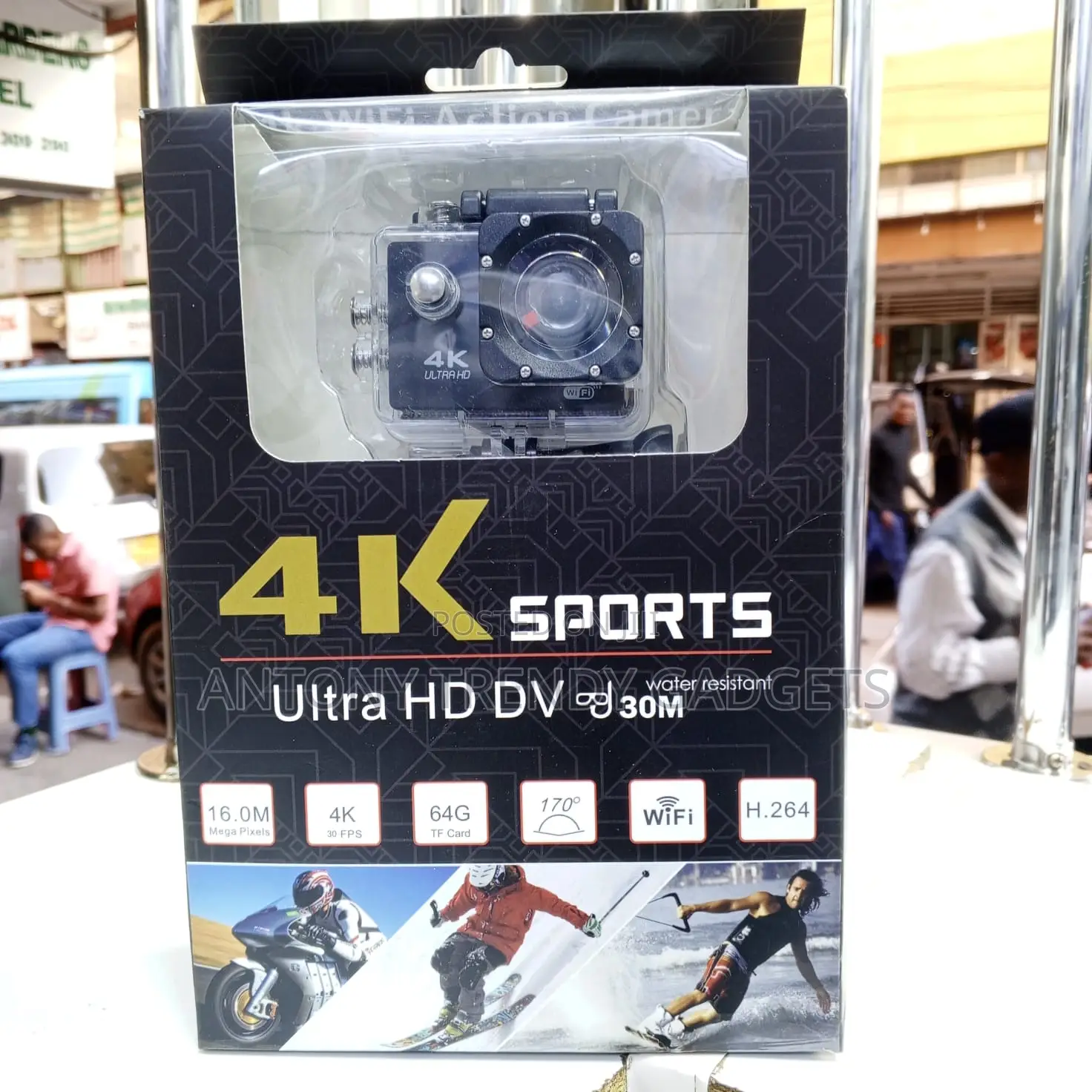 Mini Sports Camera 30m Waterproof Wide Angle Lens