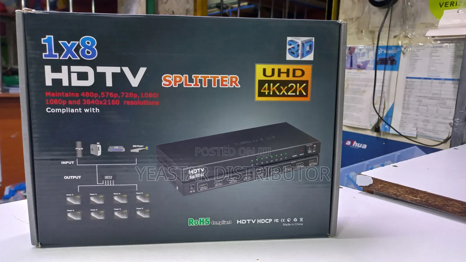 HDTV Hdmi Splitter 1*8