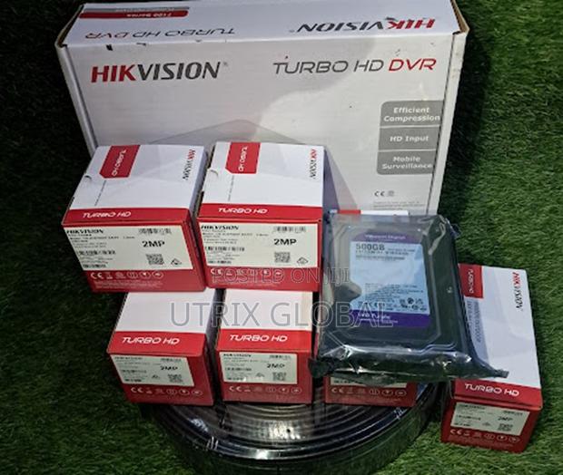 Hikvision 8 Channel Dvr 5 Camera Complete Kit
