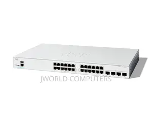 Cisco Catalyst 1300-24p-4g Managed Switch, 24 Port Ge, Poe, 4x1ge SFP