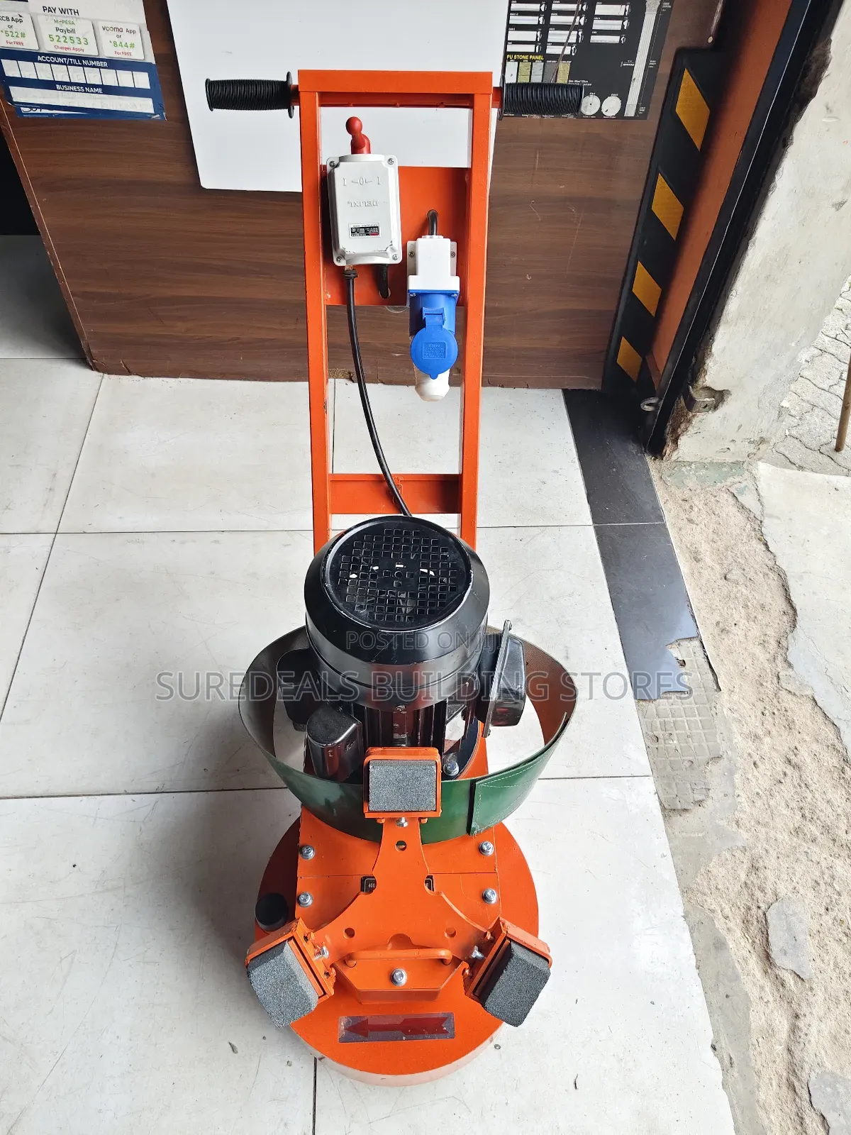 Walk-behind Concrete Floor Grinder And Polisher