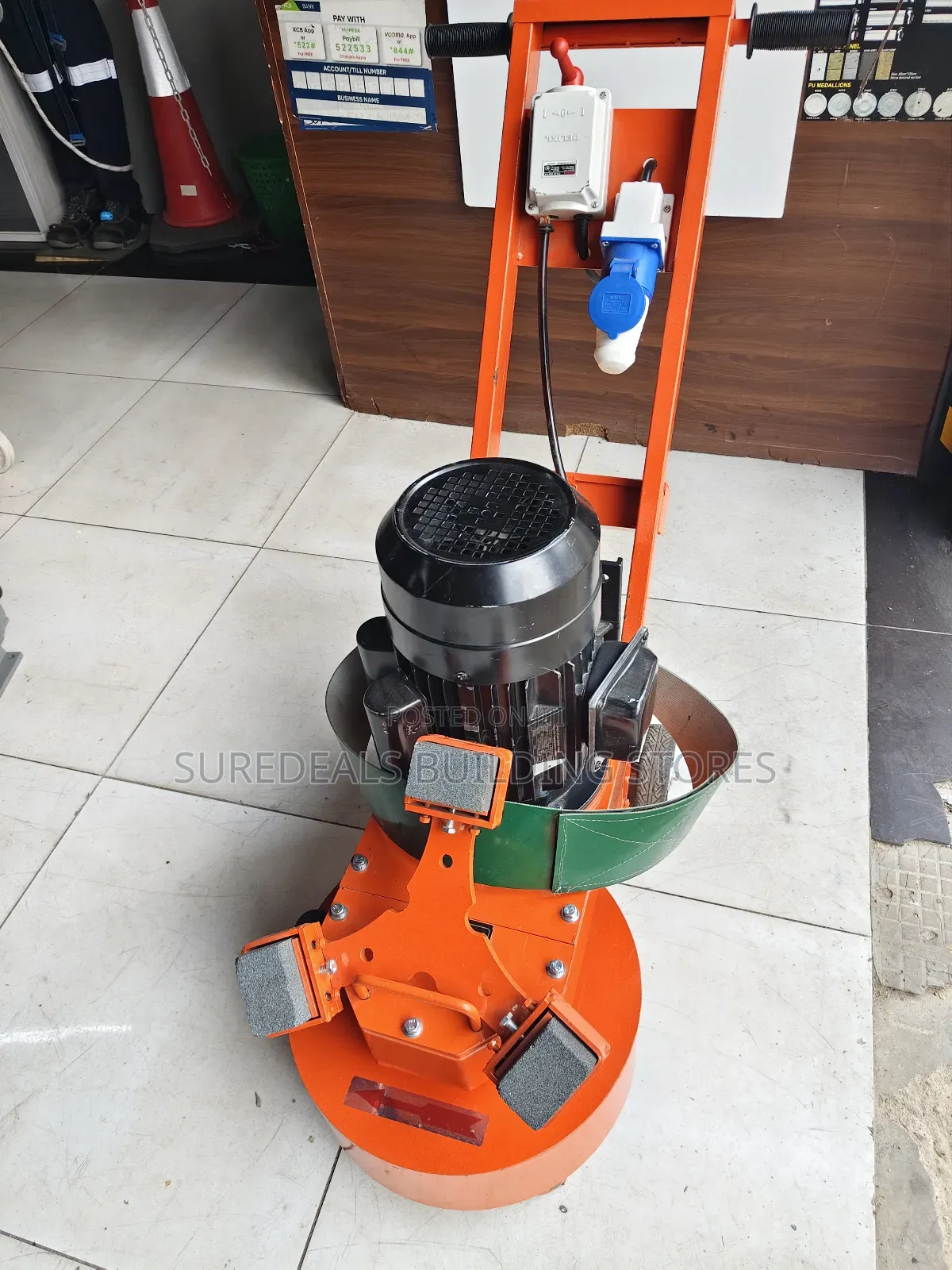 Walk-behind Concrete Floor Grinder And Polisher