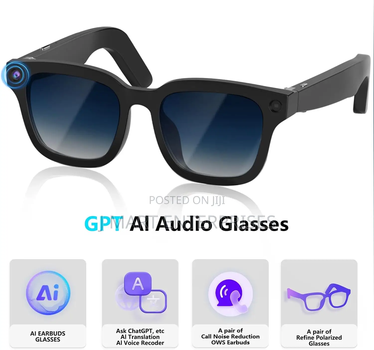 Ai Smart Glasses With Chatgpt Camera Glasses With Camera and Audio