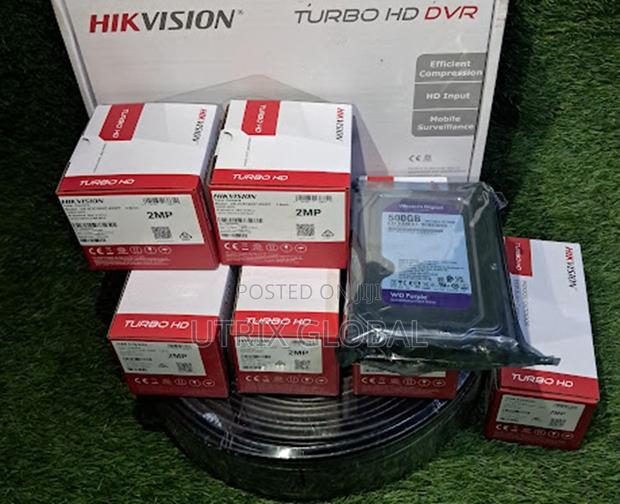 Hikvision 5 Camera Cctv Kit 8 Channel Dvr