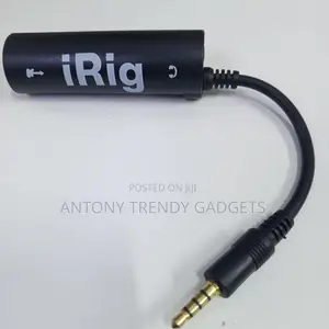 Irig Guitar Interface Adapter For Phone & Tablet Recording