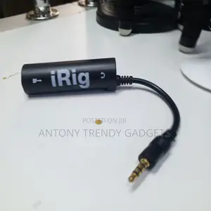 Portable Irig Guitar Adapter For Ios Android & Pc