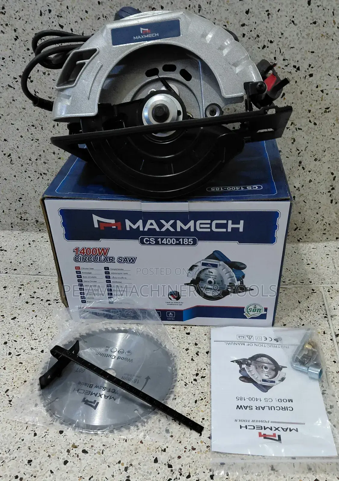 Electric Maxmech Circular Saw 1400watts 7"