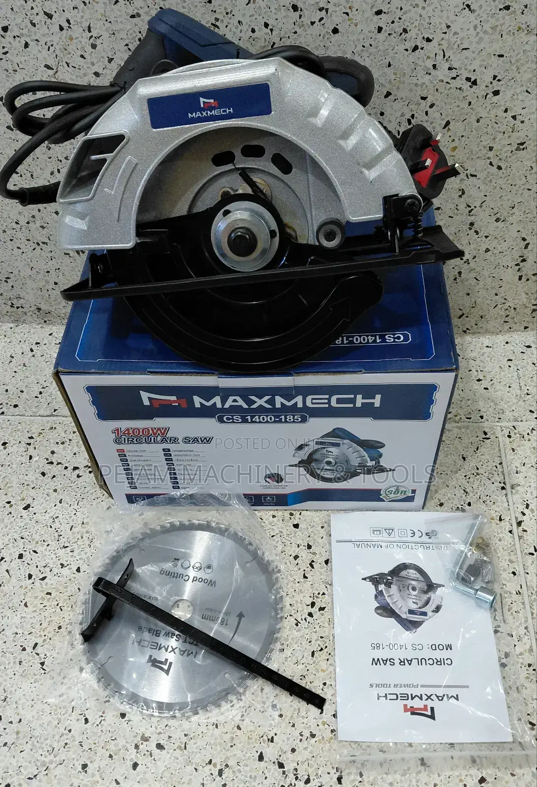 Electric Maxmech Circular Saw 1400watts 7"