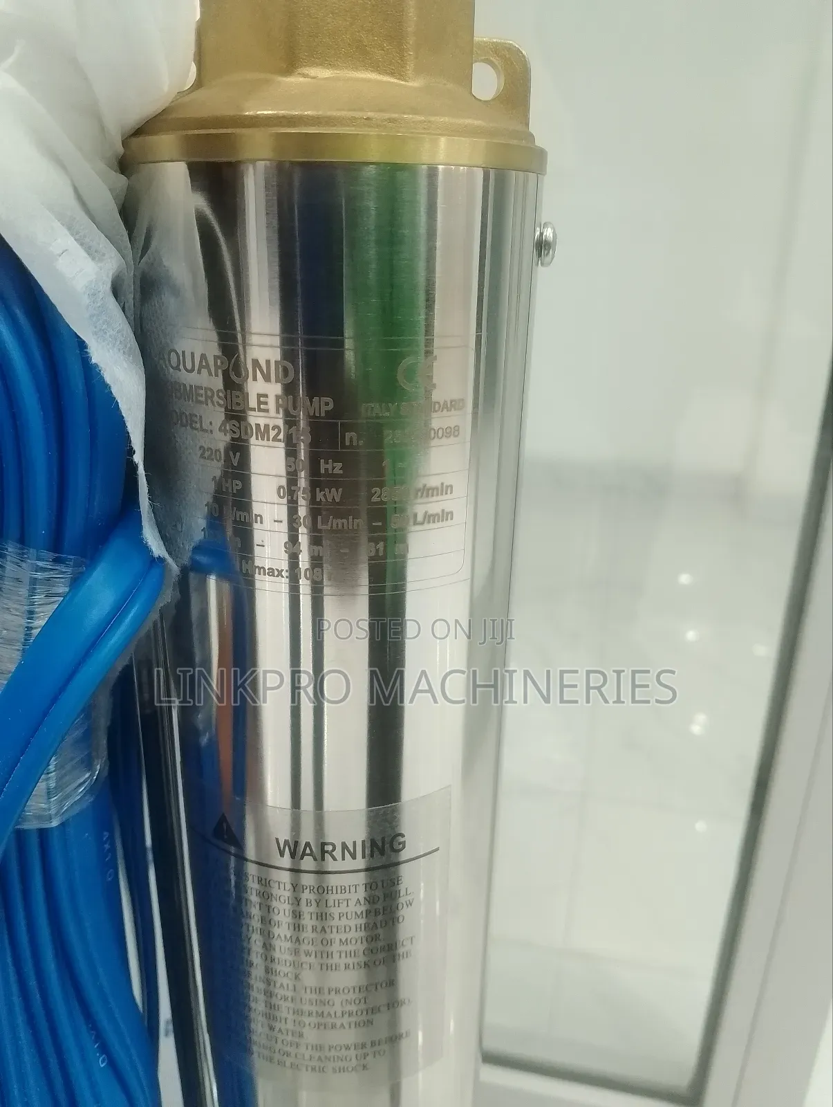 1hp 108 Metres Aquapond Submersible Y