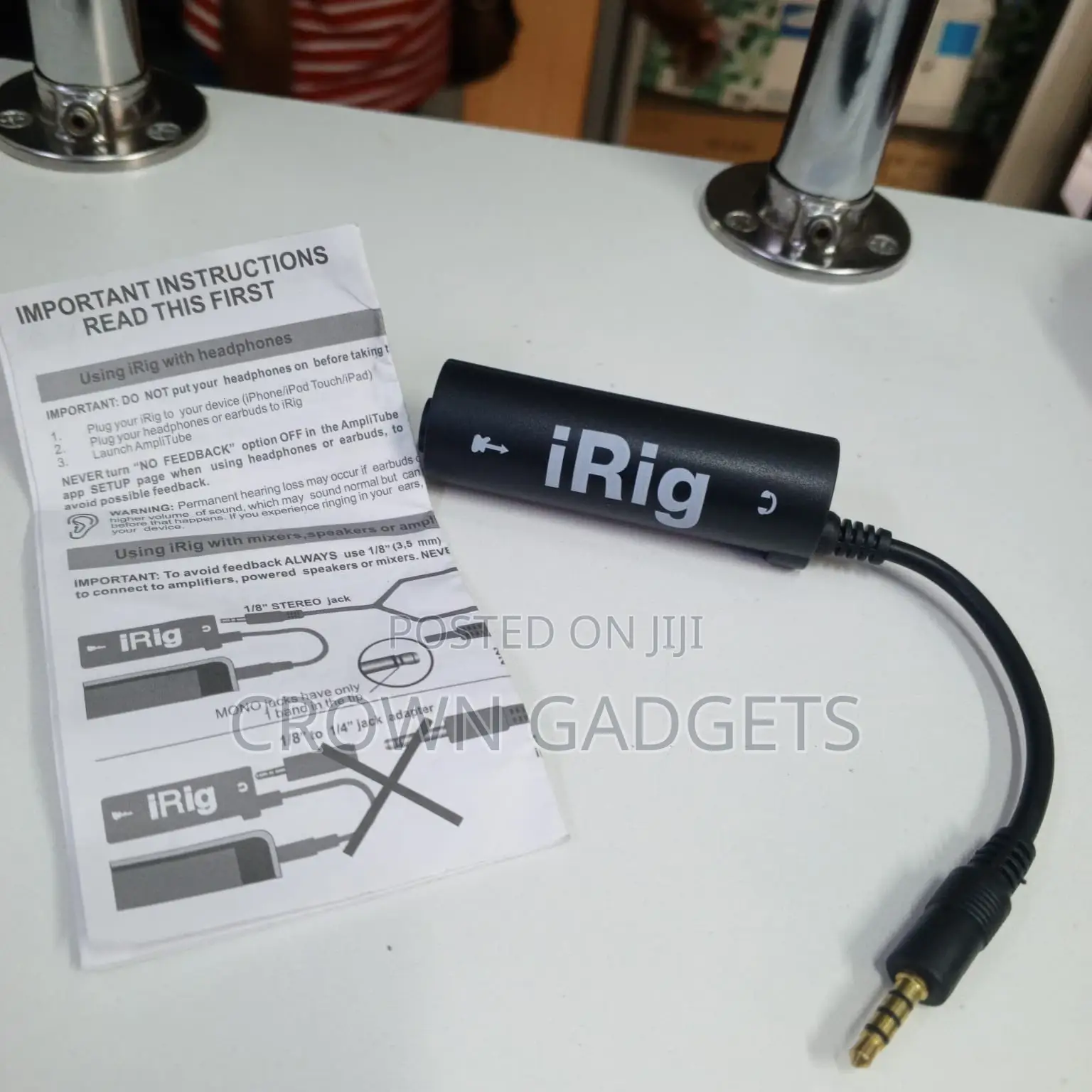 Guitar to Phone Irig Interface With Fx Thru Modes