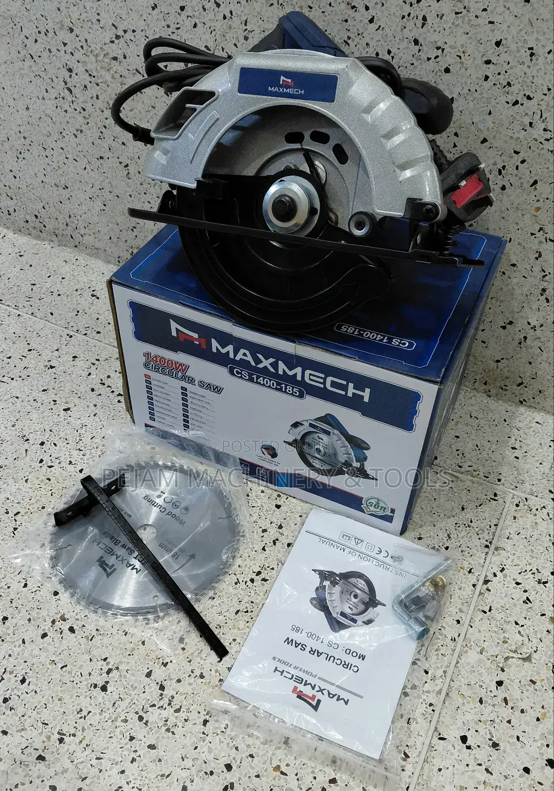 7" Maxmech Circular Saw, Model Cs 1400-185.