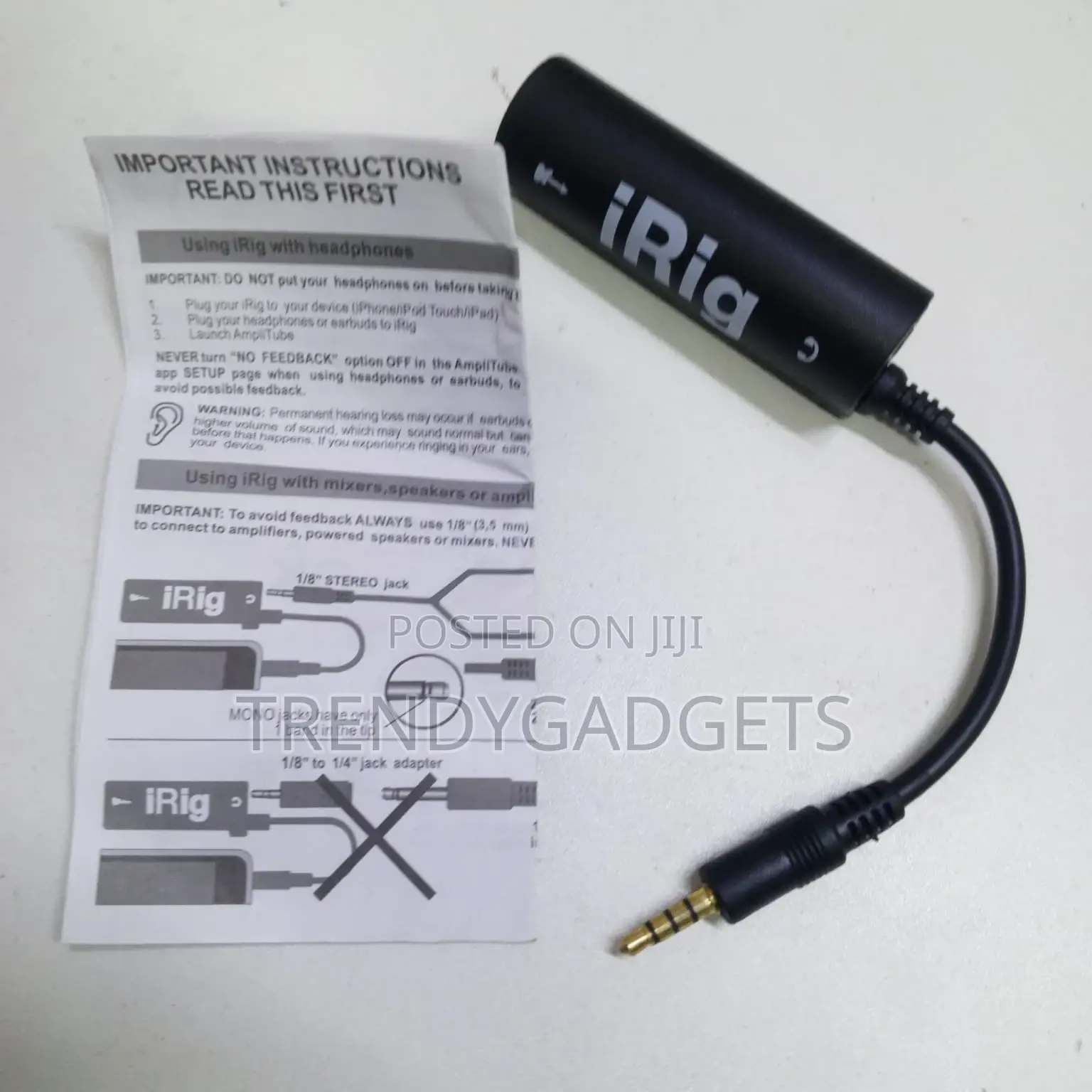 Irig Guitar Interface Adapter, Irig Guitar Interface Adapter