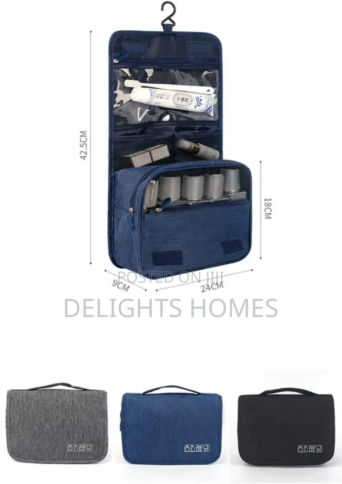 High Quality Foldable Cosmetic Bag _Nje