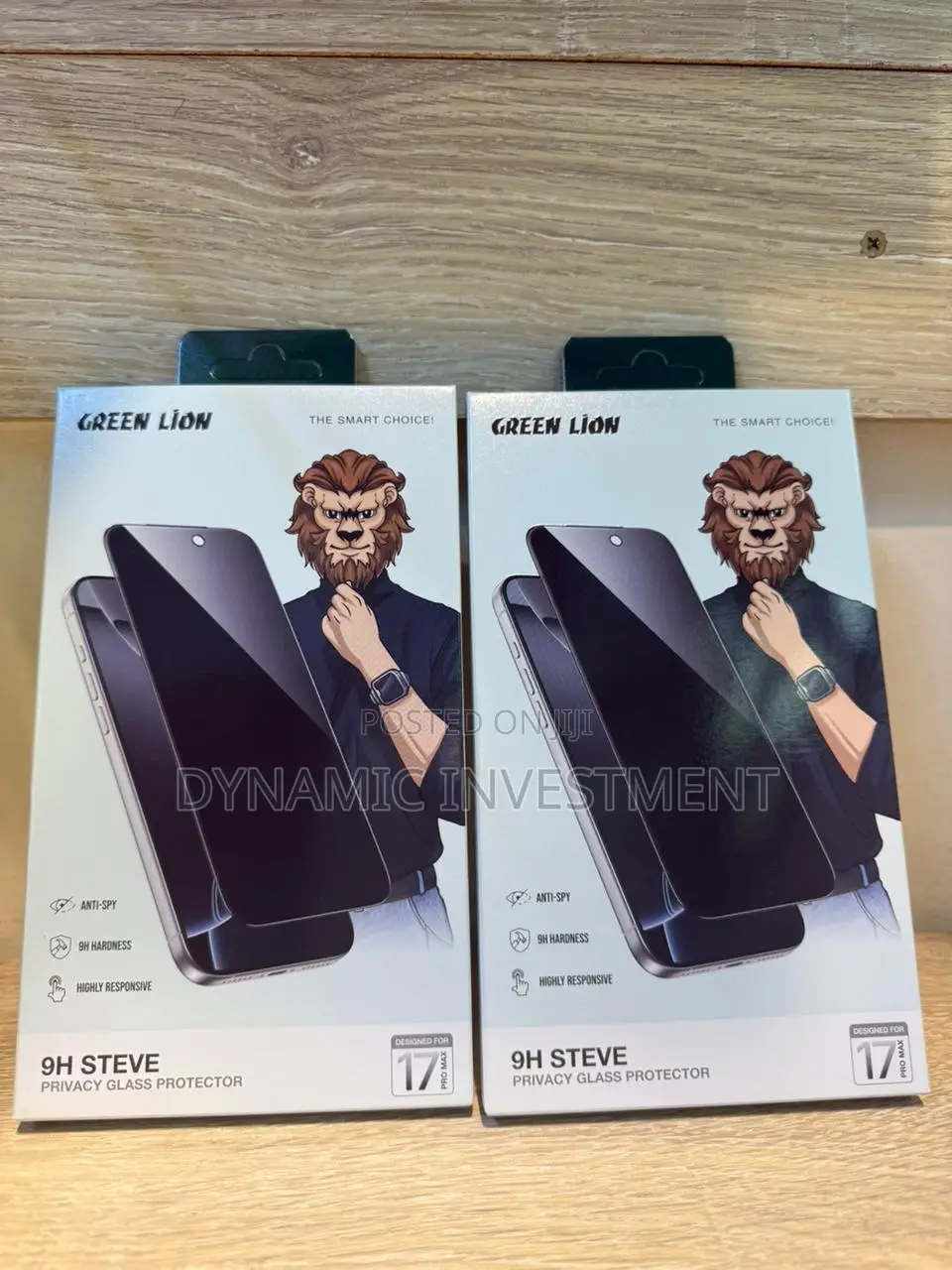 Green Lion 9h Privacy Screen Protector for iPhone 17 Pro Max