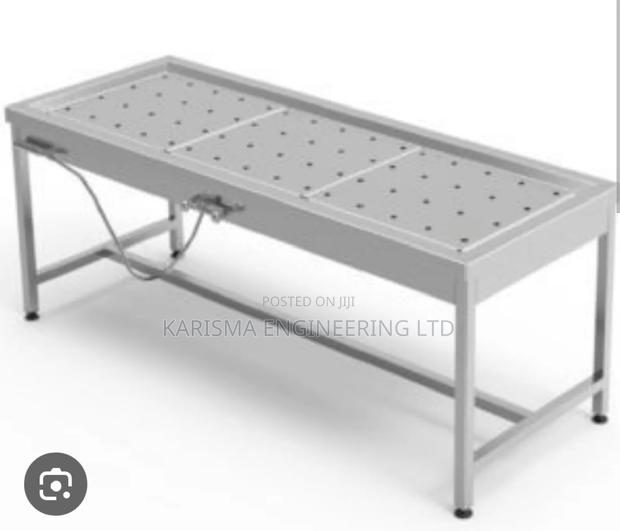 Stainless Steel Mortuary Washing Table