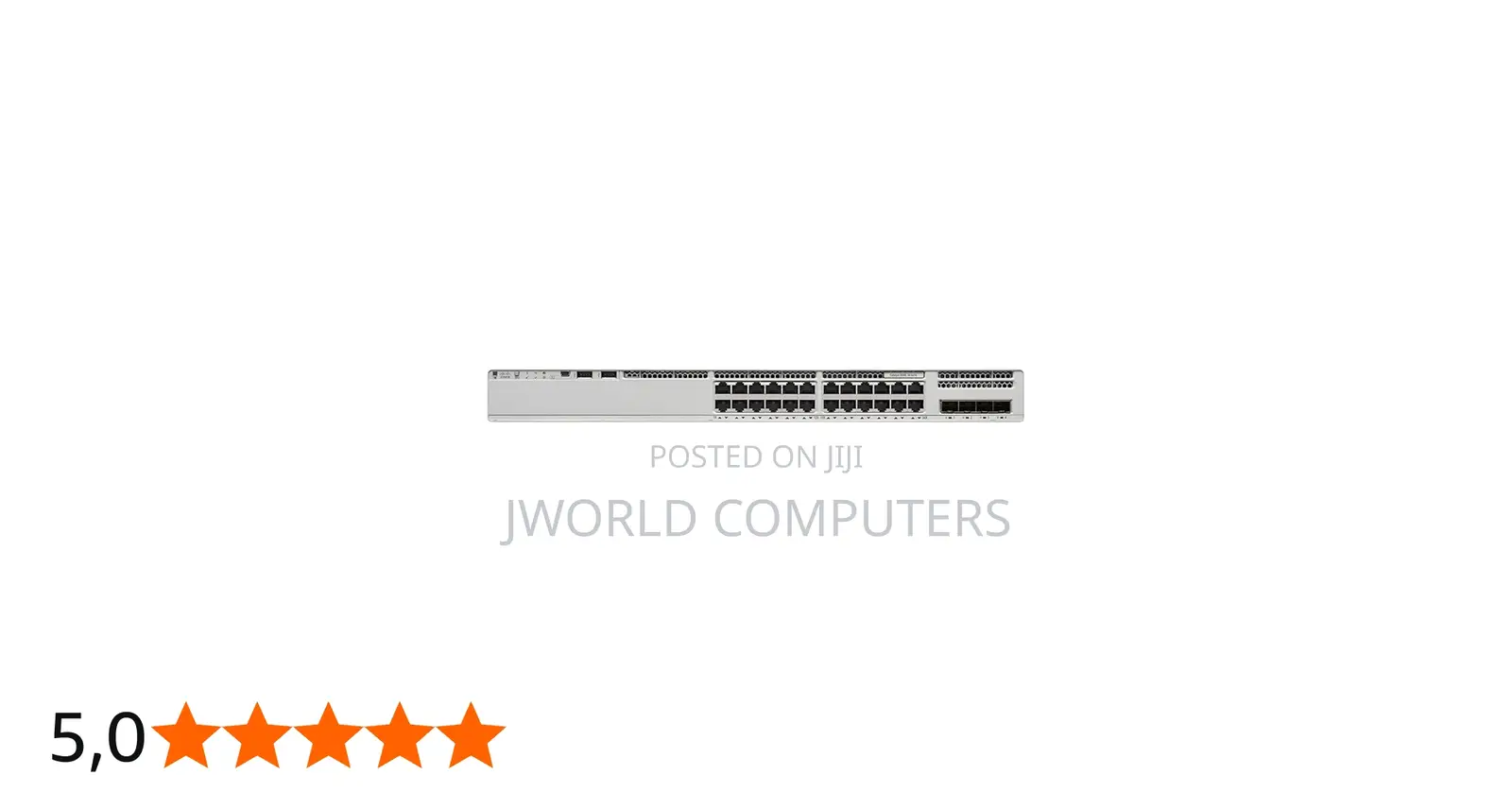 Cisco C9200l-24p-4x-E Catalyst 9200l 24-Port Poe+ Switch, 4×10g