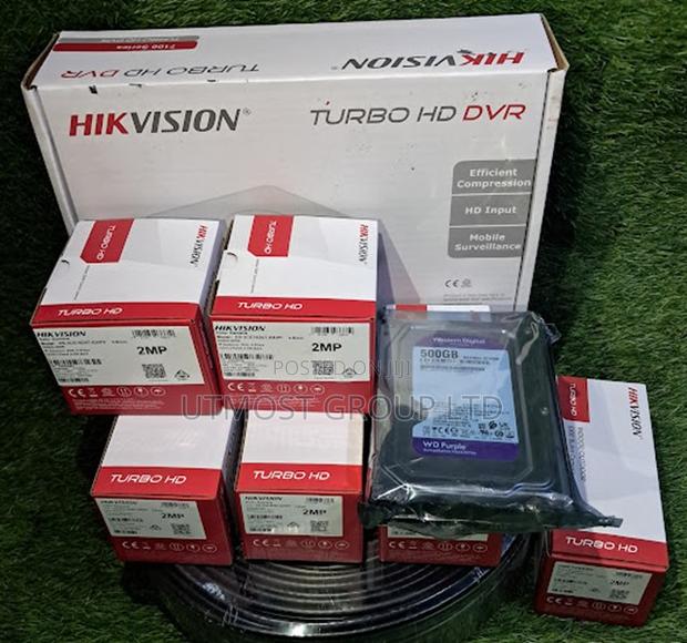 Hikvision 8 Channel CCTV System 5 Cameras - main view