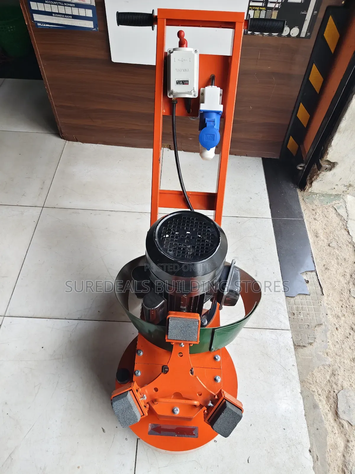 Walk-behind Electric Floor Grinding Machine.
