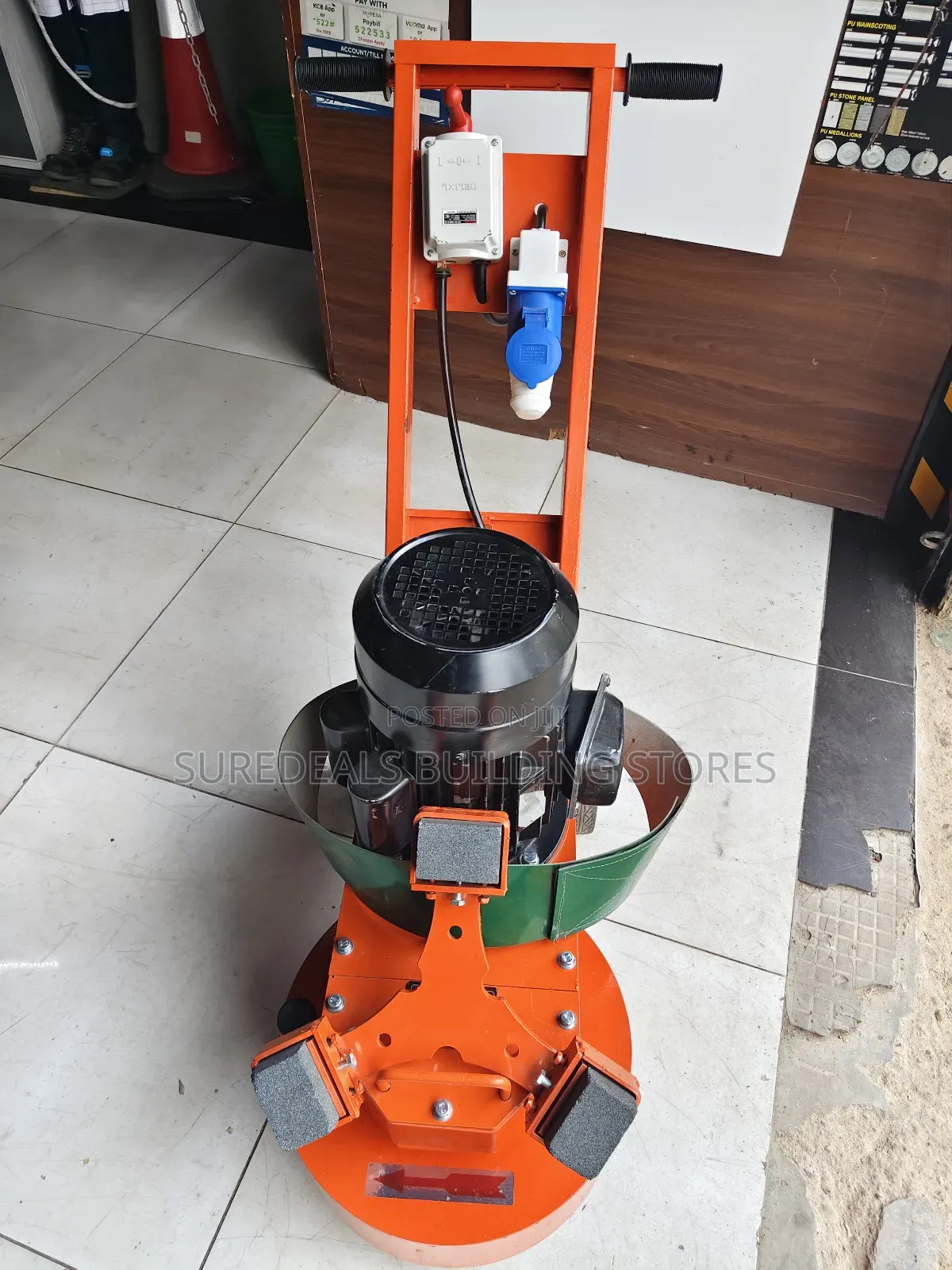 Walk-behind Electric Floor Grinding Machine.