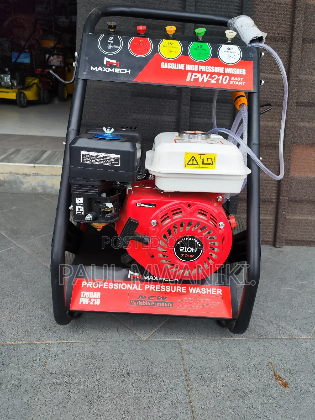 Maxmech Gasoline Pressure Washer