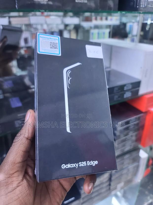 New Samsung Galaxy S25 Edge 256 GB Black
