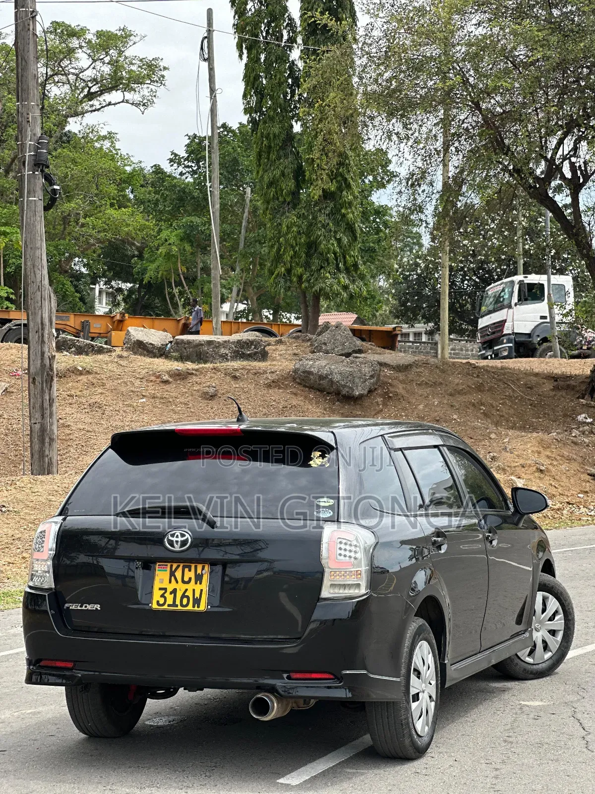 Toyota Corolla Fielder 2012 Black