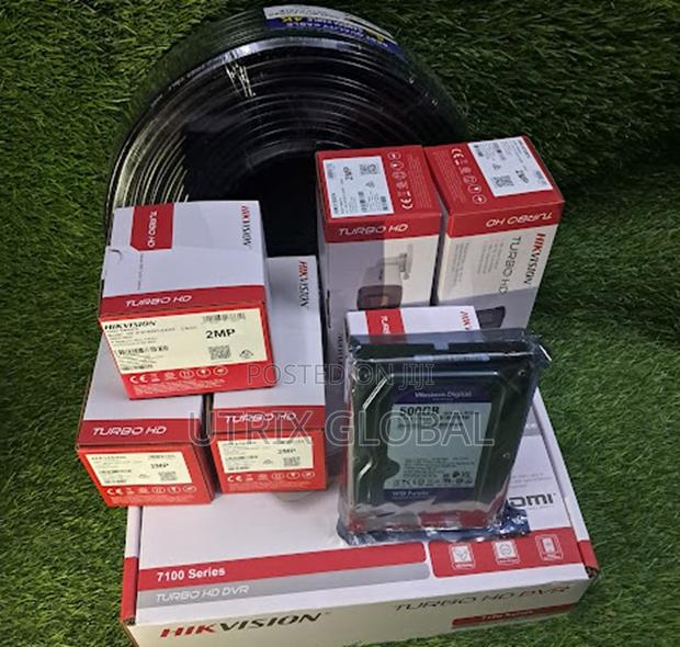 Hikvision Cctv Bundle 5 Cameras Full Set