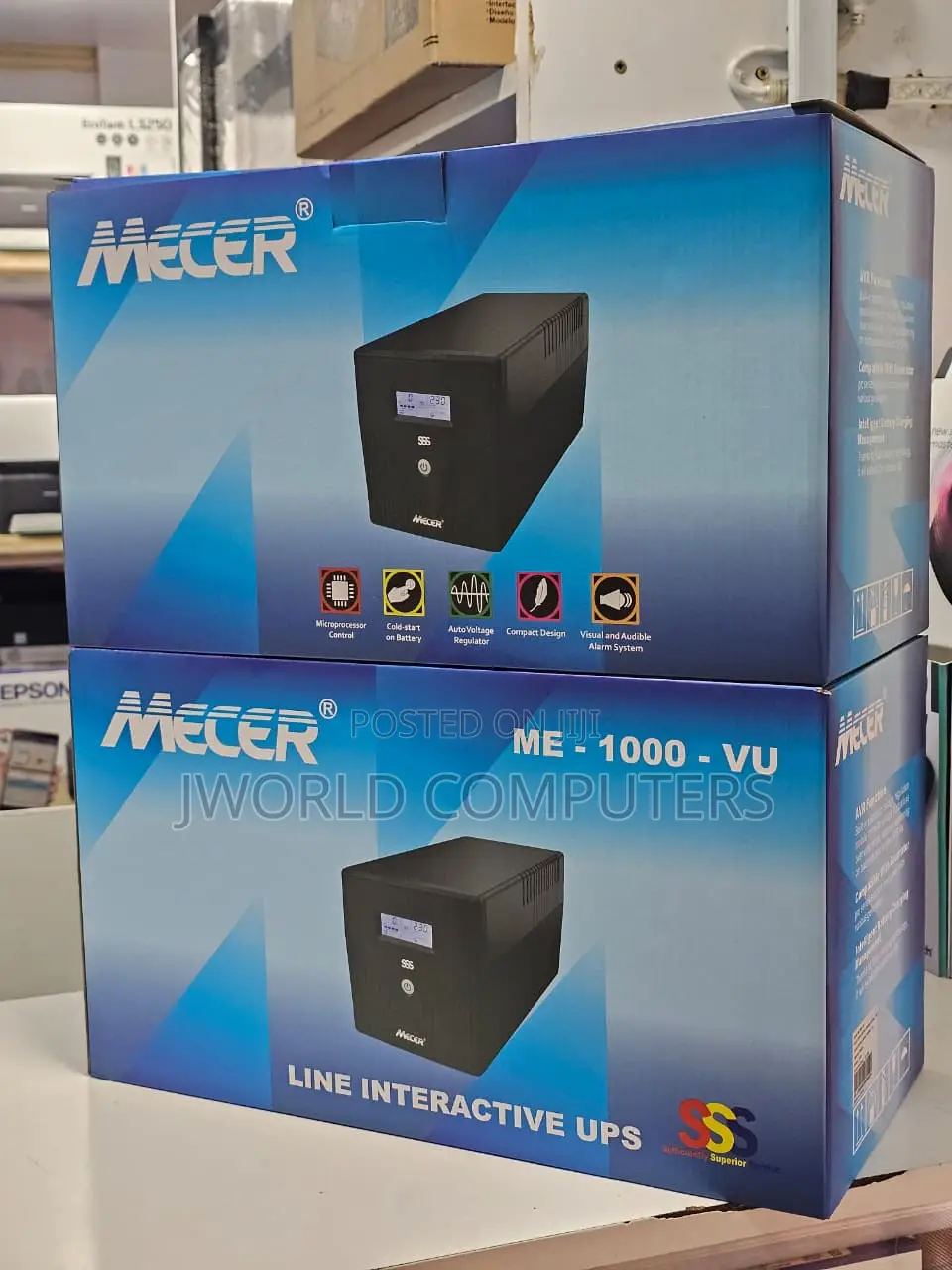 Mecer 1000va Line Interactive Ups (Me-1000-Vu)