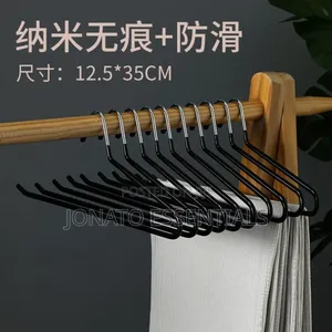 10pcs Non-Slip Open Ended Trousers Hangers Metal Pants Organizer Kenya