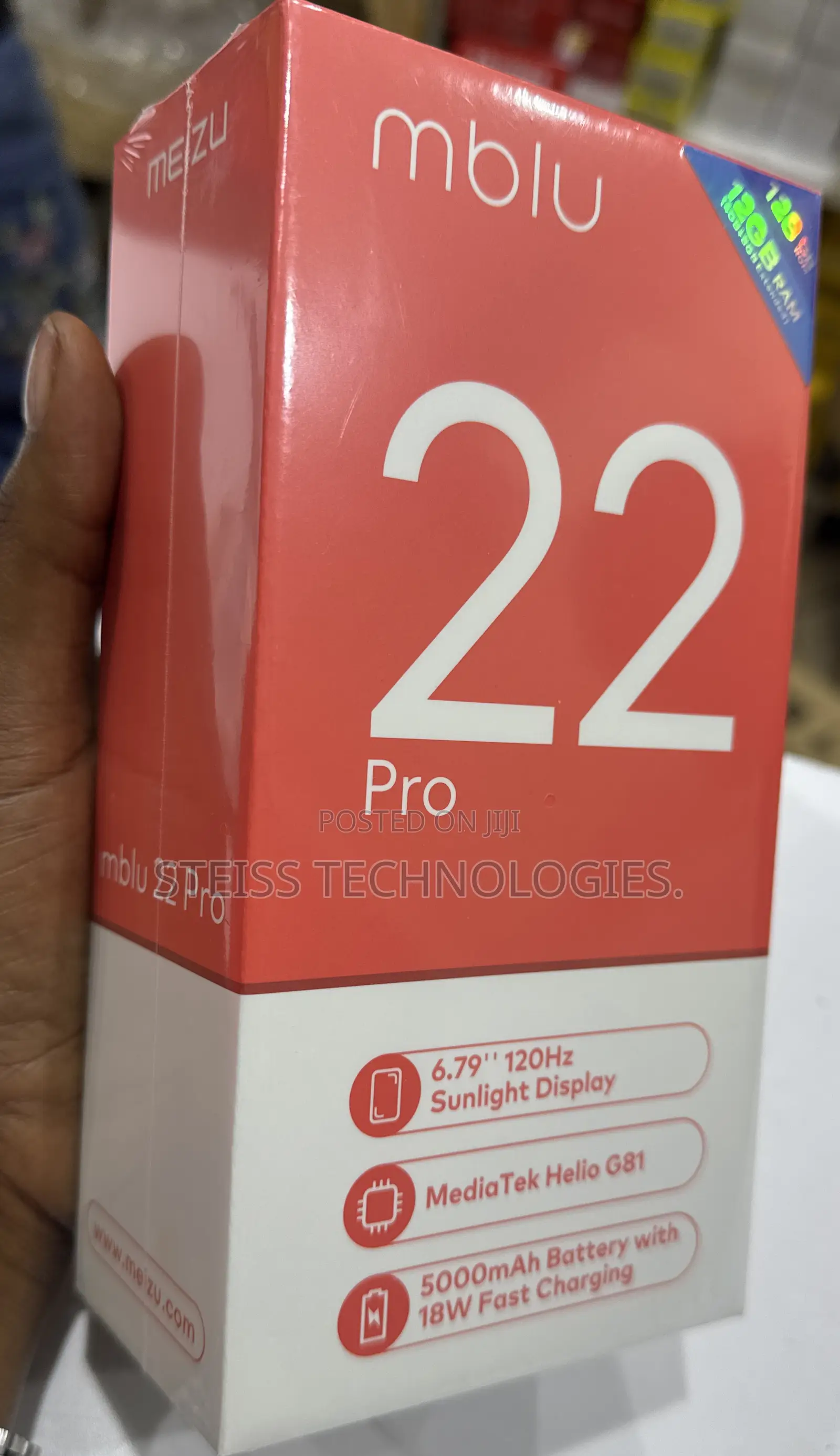 New Mobile Phone 128 GB Blue