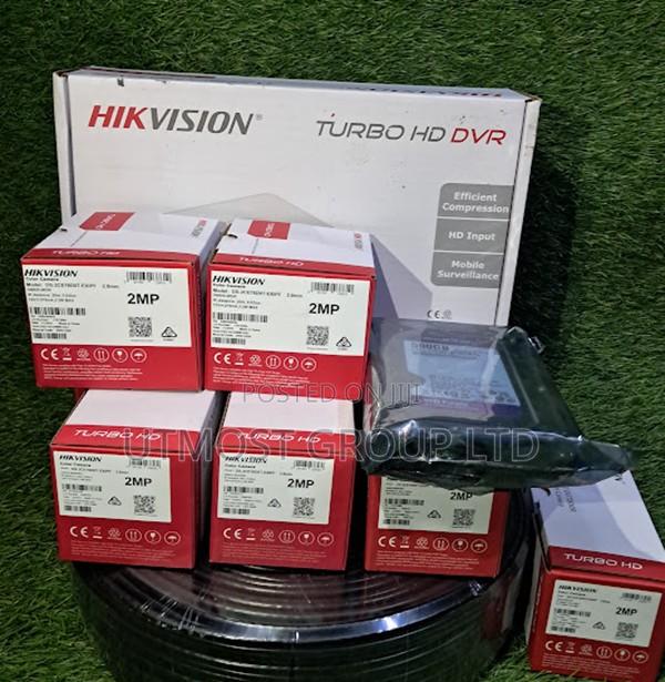 Hikvision 8 Channel DVR Kit With 5 Cameras Full Set - main view