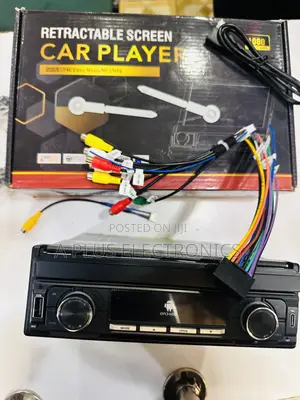 7 Inch Retractable Multimedia Car Audio Receiver With Bluetooth Usb