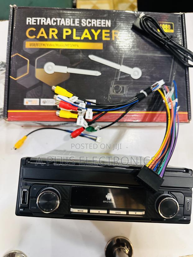 7 Inch Retractable Multimedia Car Audio Receiver With Bluetooth Usb - thumbnail 3