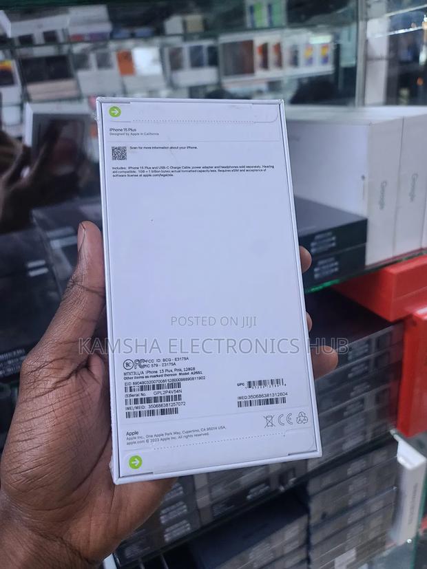 New Apple iPhone 15 Plus 128 GB Pink - thumbnail 2