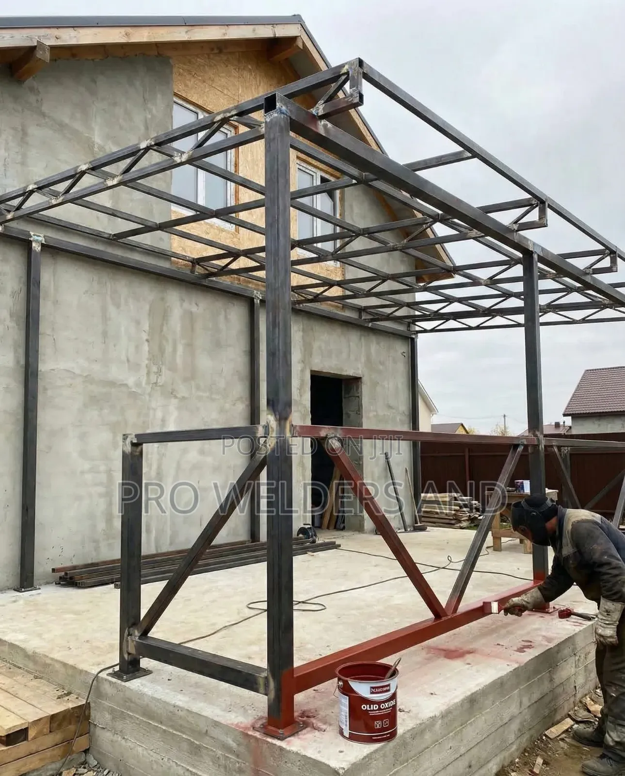 Steel Pergola Fabrication Installation – Strong Stylish