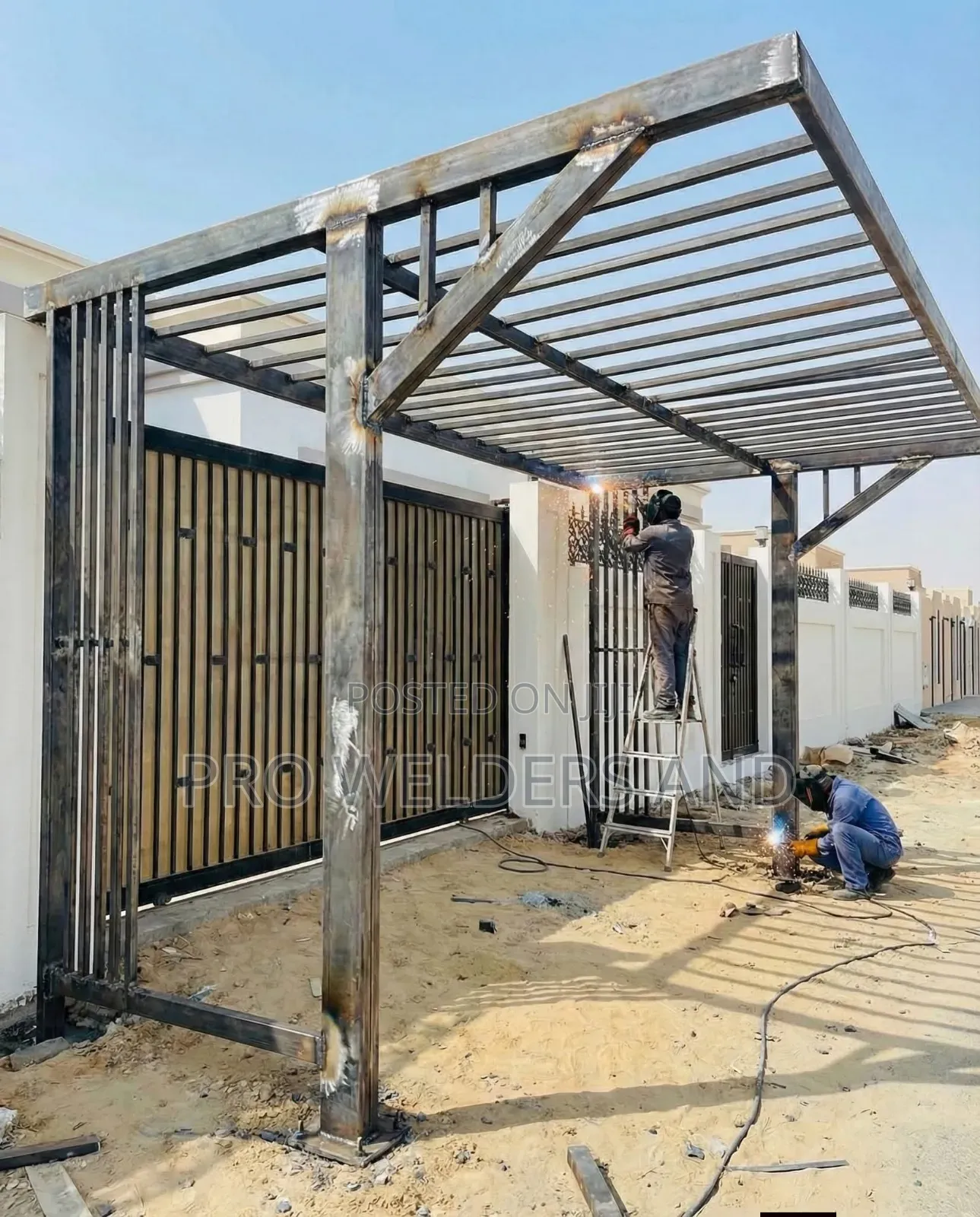 Steel Pergola Fabrication Installation – Strong Stylish