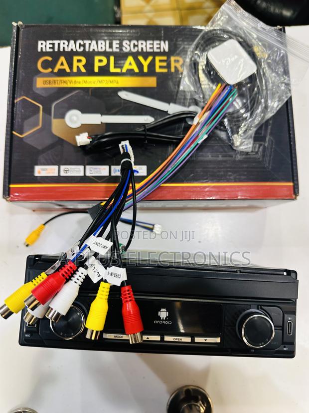 Retractable 7 Inch Android Car Stereo Receiver - thumbnail 3