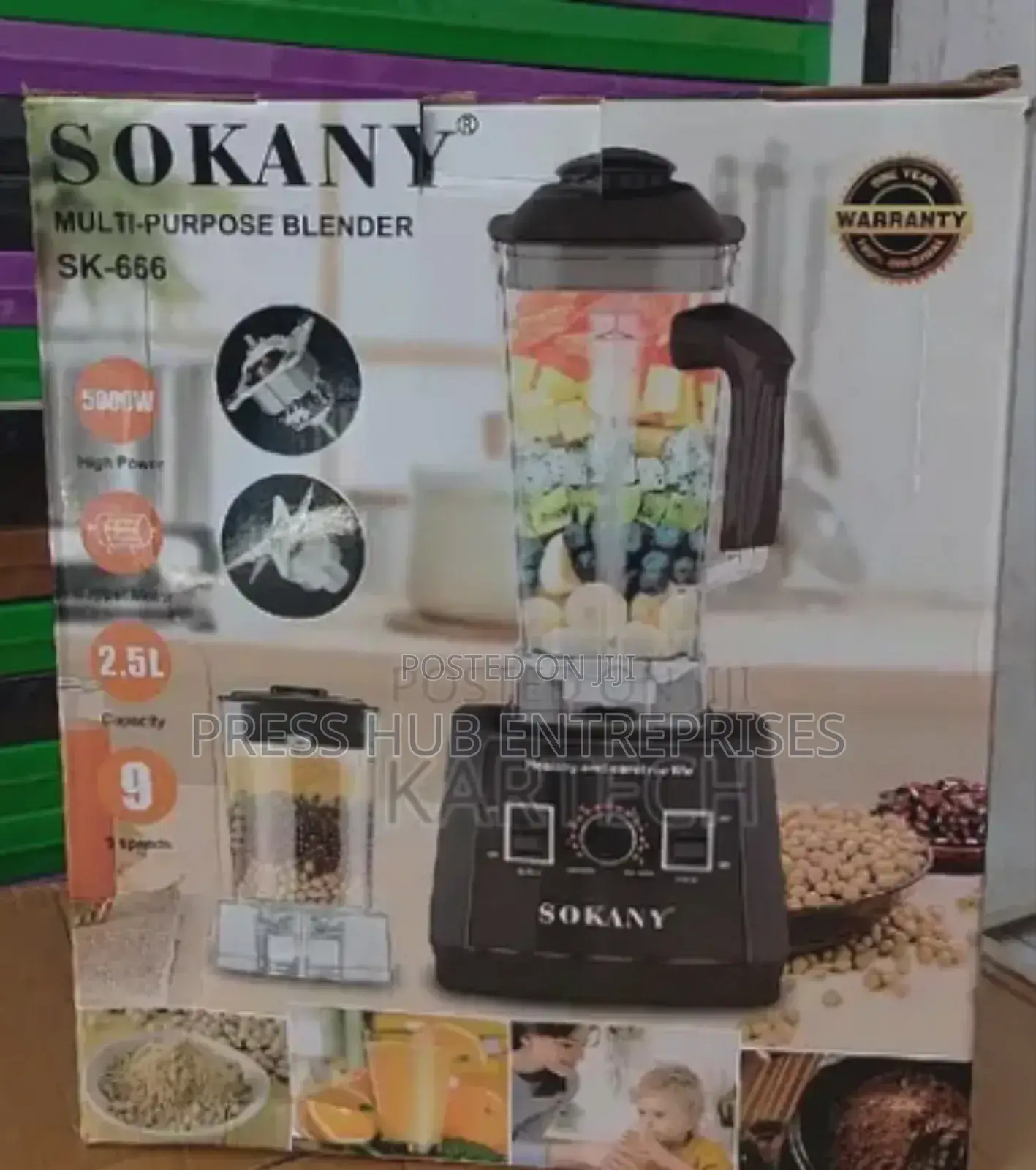 Sokany Sk-666 Multi-Purpose Blender 