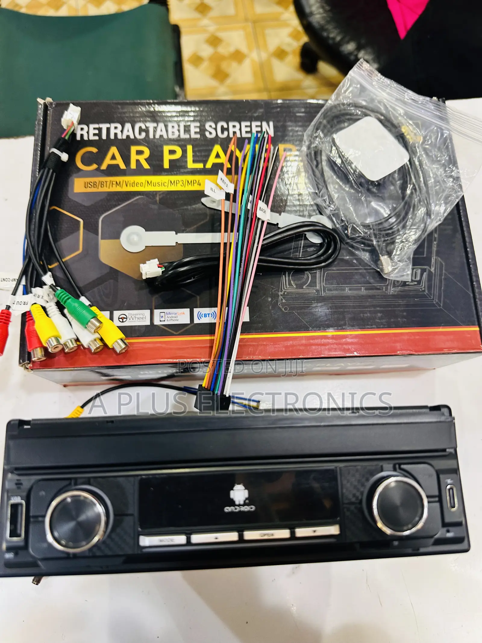 7 Inch Retractable Android Car Radio