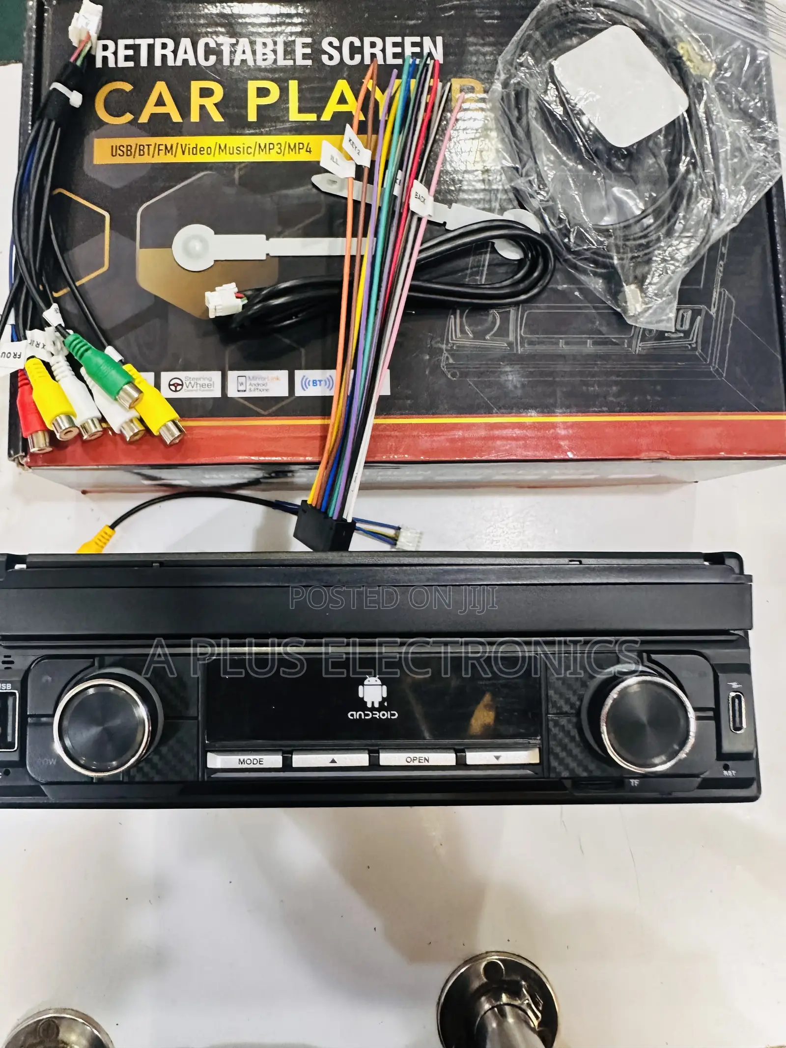 7 Inch Retractable Android Car Radio